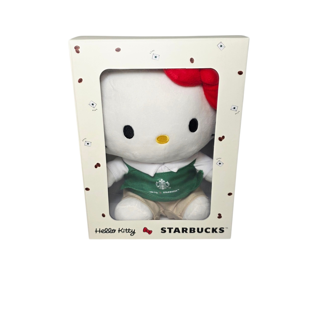 Hello Kitty x Starbucks Barista Plush Limited Edition Viral Sanrio Collaboration